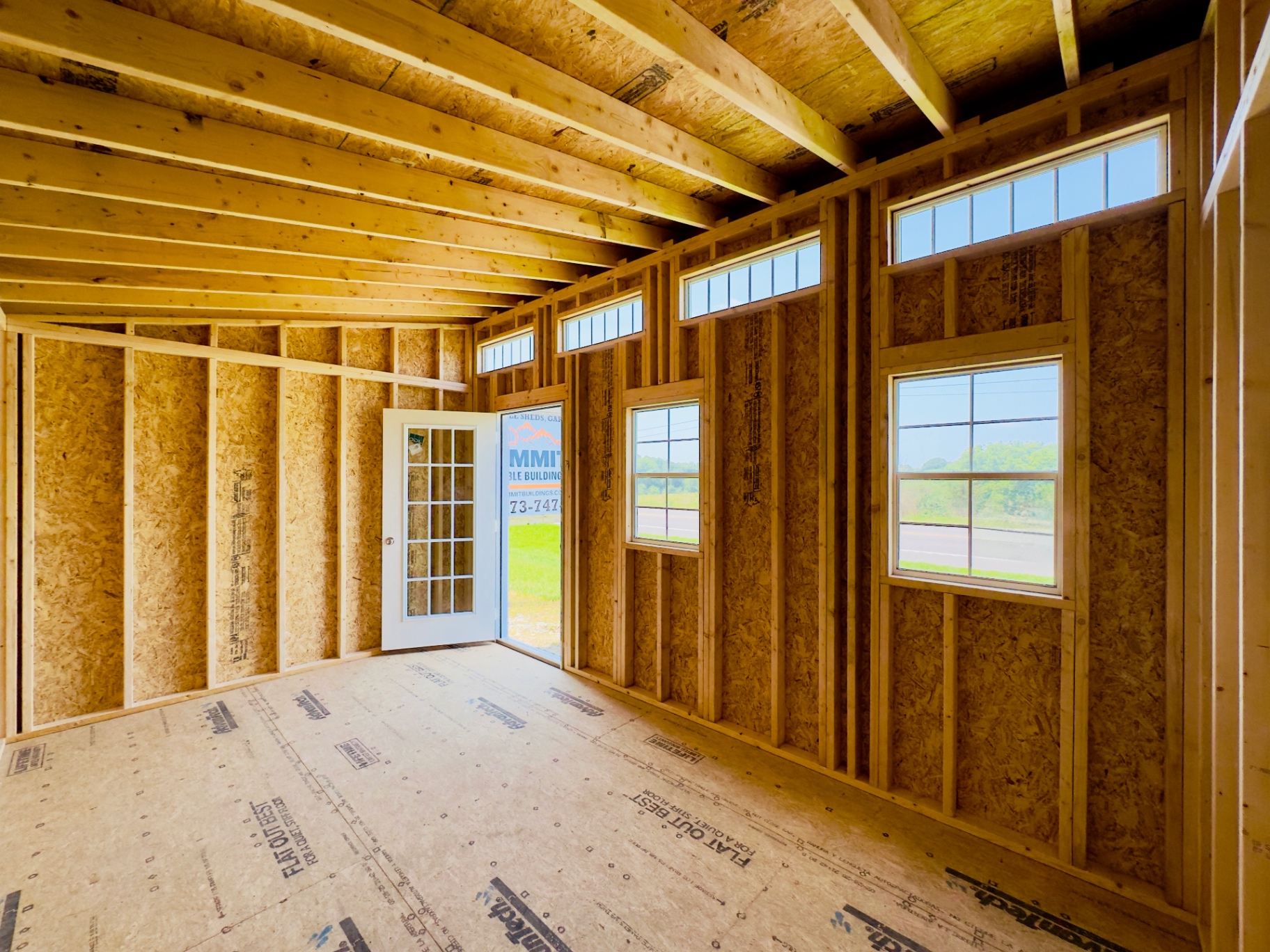 Modern Shed interior open space