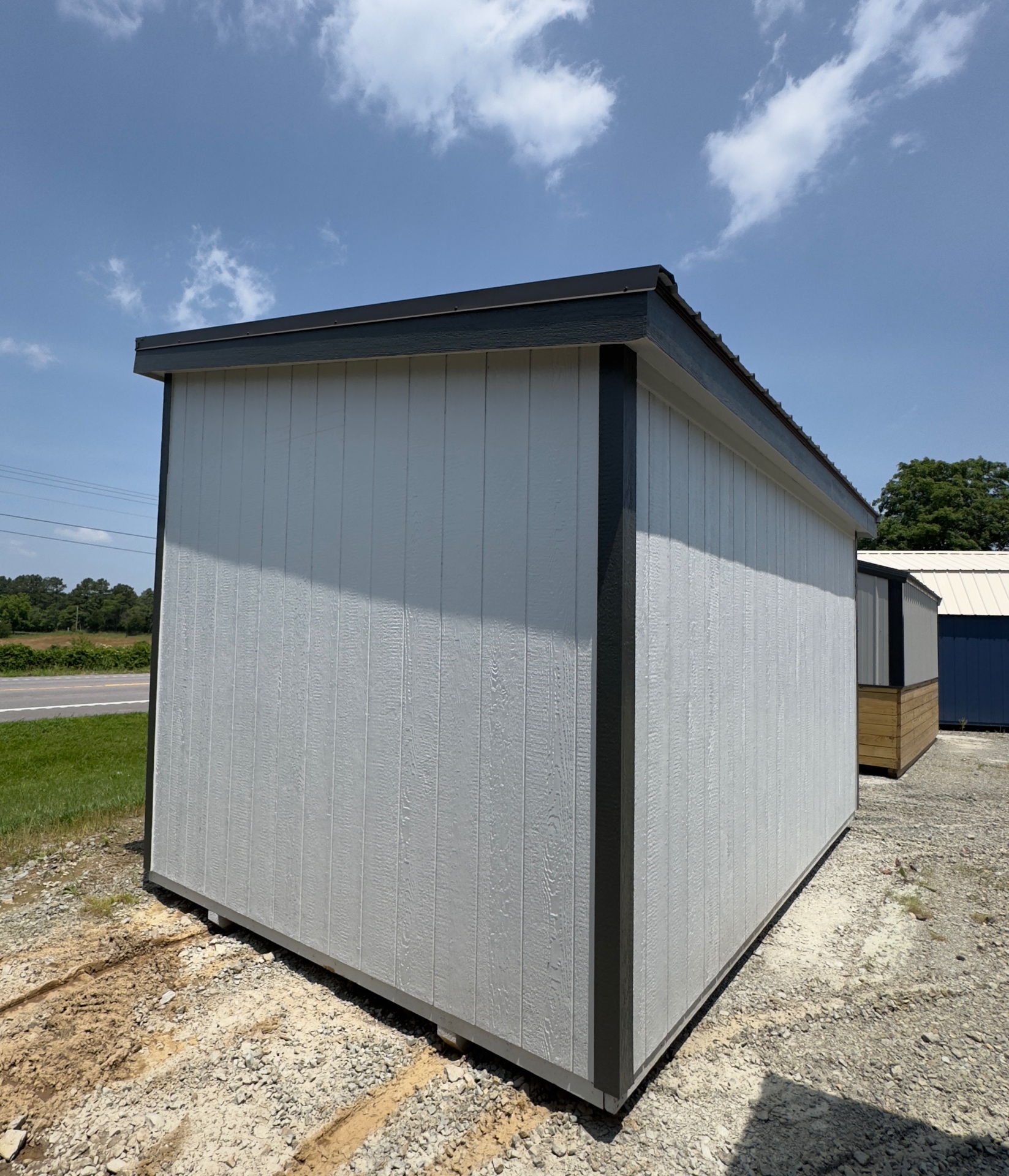 Modern Shed exterior side angle