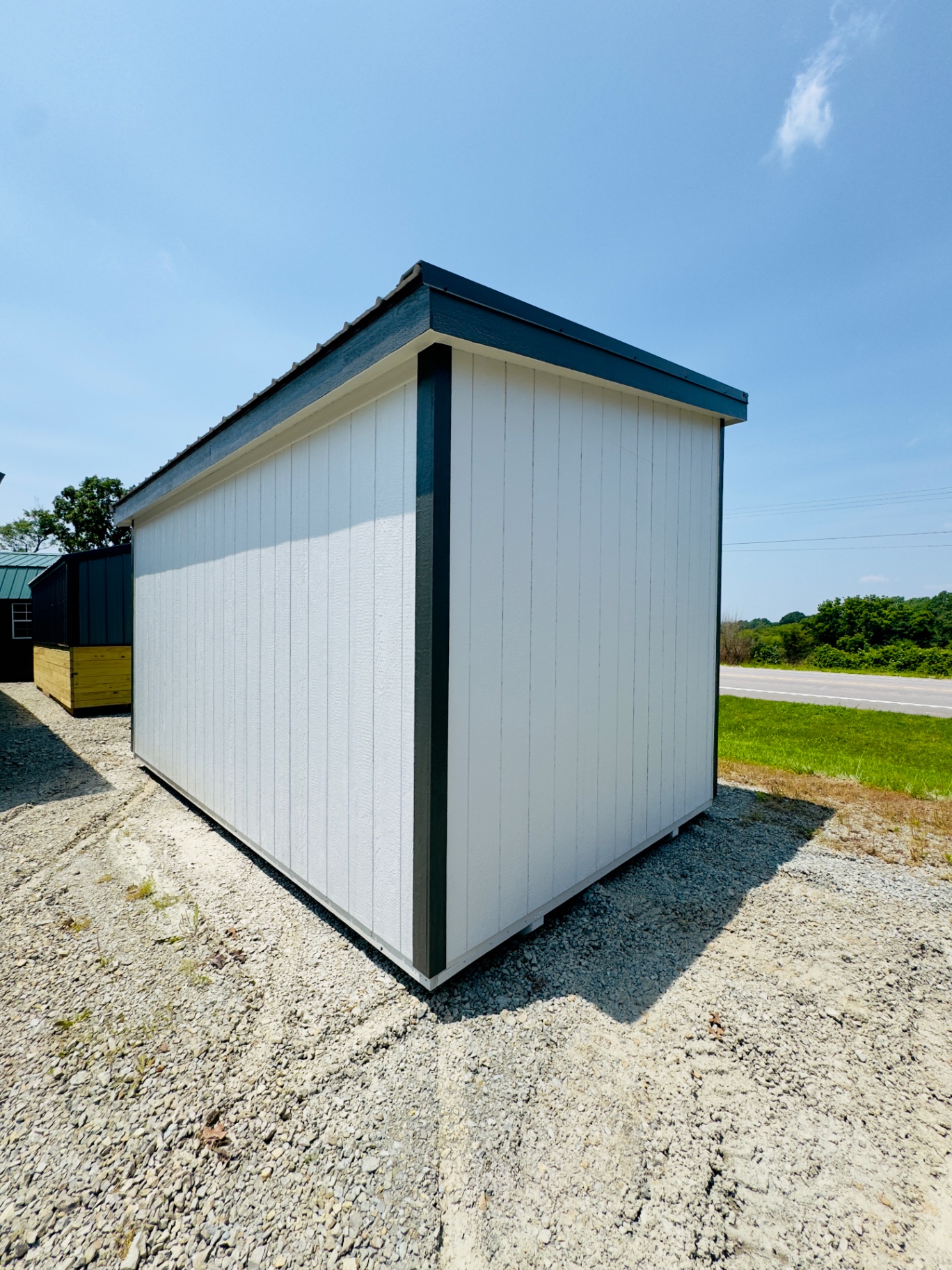 Modern Shed exterior corner view
